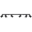 Sollux Plafon MERIDA 6L czarny