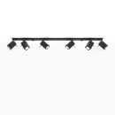 Sollux Plafon MERIDA 6L czarny