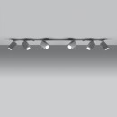 Sollux Plafon MERIDA 6L szary