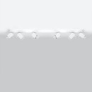 Sollux Plafon MERIDA 6L biały