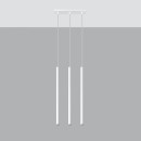Sollux Lampa wisząca PASTELO 3 biała