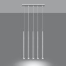 Sollux Lampa wisząca PASTELO 5 biała