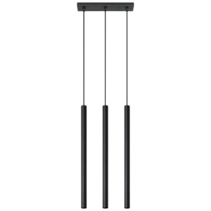 Sollux Lampa wisząca PASTELO 3 czarna