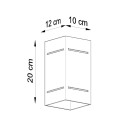 Sollux Kinkiet BLOCCO biały