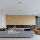 Sollux Plafon ORBIS naturalne drewno