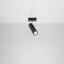 Sollux Plafon DIREZIONE 1 czarny