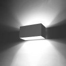 Sollux Kinkiet QUAD MAXI szary