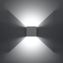 Sollux Kinkiet LUCA biały LED IP54