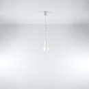 Sollux Lampa wisząca DIEGO 1 biała