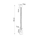 Sollux Lampa wisząca DIEGO 3 pomarańczowy