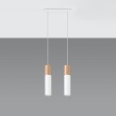 Sollux Lampa wisząca PABLO 2 biała