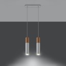 Sollux Lampa wisząca PABLO 2 biała