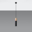 Sollux Lampa wisząca PABLO czarna