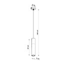 Sollux Lampa wisząca PABLO czarna