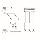 Sollux Lampa wisząca LINO 3L