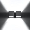 Sollux Kinkiet QUAD 2 szary