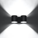 Sollux Kinkiet ORBIS 2 czarny