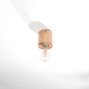 Sollux Plafon SALGADO naturalne drewno