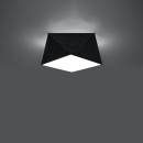 Sollux Plafon HEXA 25 czarny