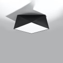 Sollux Plafon HEXA 35 czarny