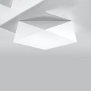 Sollux Plafon HEXA 45 biały