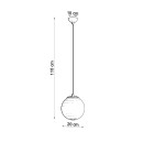Sollux Lampa wisząca UGO 20 złota
