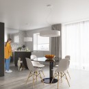 Sollux Żyrandol SATURNO SLIM 70 biały