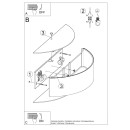 Sollux Kinkiet SKALA biały