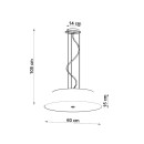 Sollux Żyrandol VEGA 60 czarny