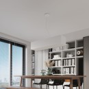 Sollux Żyrandol SANTA BIS 80 biały