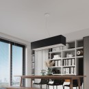 Sollux Żyrandol SANTA BIS 80 czarny