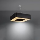 Sollux Żyrandol URANO 80 czarny