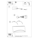 Sollux Kinkiet ceramiczny VIXEN