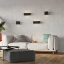 Sollux Kinkiet ceramiczny LEO czarny