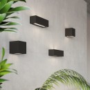 Sollux Kinkiet ceramiczny LEO czarny