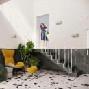 Sollux Kinkiet ceramiczny PONTIUS szary