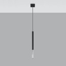 Sollux Lampa wisząca MOZAICA 1 czarny/chrom