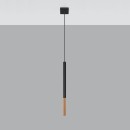 Sollux Lampa wisząca MOZAICA 1 czarny/miedź