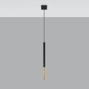 Sollux Lampa wisząca MOZAICA 1 czarny/złoto