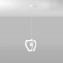 Sollux Lampa wisząca TRES biała