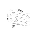 Sollux Kinkiet SACCON biały