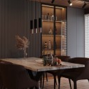 Sollux Lampa wisząca LOOPEZ 2 czarny/miedź