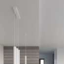 Sollux Lampa wisząca WEZYR 3 biała