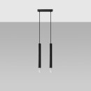 Sollux Lampa wisząca WEZYR 2 czarna