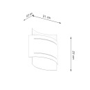 Sollux Kinkiet HESTIA biały