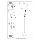 Sollux Lampa wisząca TAZILA 1 czarna [ES111]