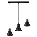 Sollux Lampa wisząca TAZILA 3 czarna [ES111]