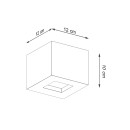 Sollux Kinkiet LEO beton