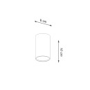 Sollux Plafon LAGOS 10 biały