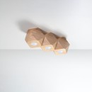 Sollux Plafon WOODY 3 naturalne drewno